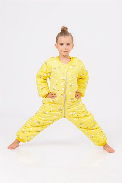 Cantoy Kız Erkek Çocuk Kalın Elyaf Dolgulu Premium Kalite 2.5 Tog Desenli Uyk...