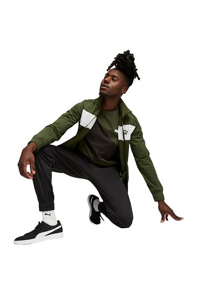 Puma Ανδρική φόρμα Puma Poly Suit CL - Πράσινη