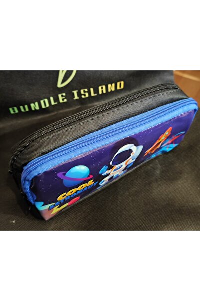 bundle island Cutie de creioane pentru copii cu două compartimente - KMPNY01