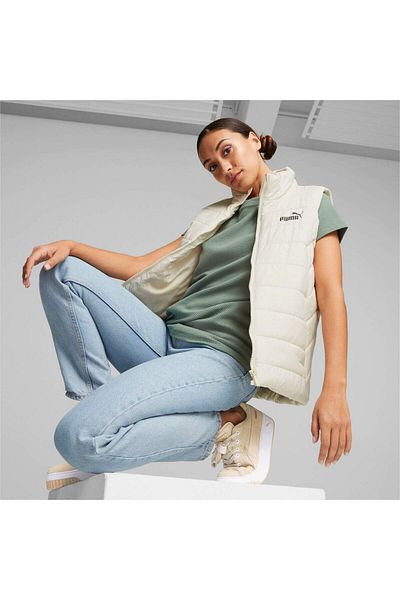 Puma Vest Puma ESS Padded Vest, Beige, Women