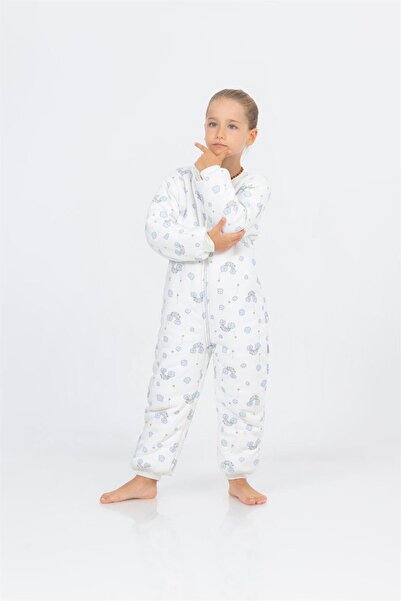 Cantoy Kız Erkek Çocuk Kalın Elyaf Dolgulu Premium Kalite 2.5 Tog Desenli Uyk...