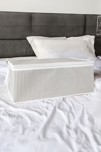 Emofom Under Base Storage (50 X 30 X 20 cm) Base Clothes Pillow Quilt Storage