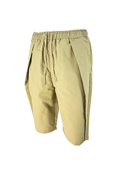 Converse Béžové unisex šortky Converse - tvary trojúhelníku