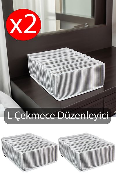 Emofom Ακορντεόν Μεγάλο Εσωτερικό Οργανωτή - 2 ΤΕΜ (24 x 37 x 18 cm)
