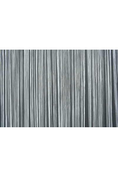 AKÇA TEKSTİL Rope Chain Broken White Color Width 100 cm Length 280 cm Ready Buttons Stitched Rope Curtain