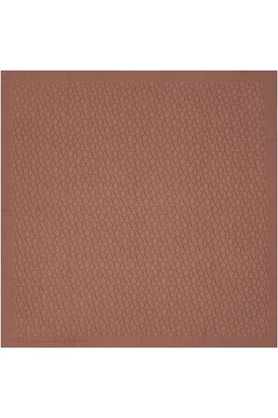 Valentino Orlandi Φουλάρι Alia Jacquard-2 Tan