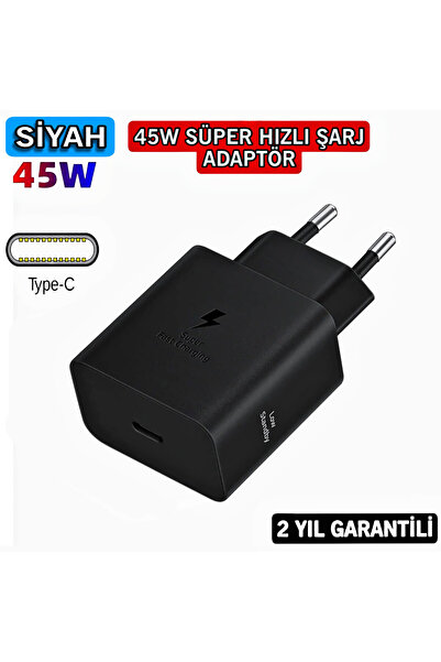 intermax Samsung Uyumlu Type-C 45W Süper Hızlı Şarj Cihazı Adaptör