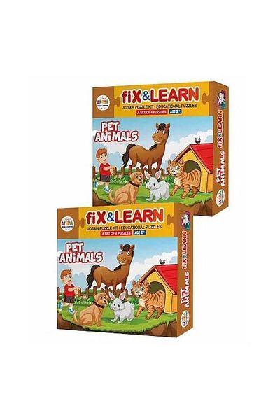 Alyna FIX 'N' LEARN PET ANIMALS PUZZLE