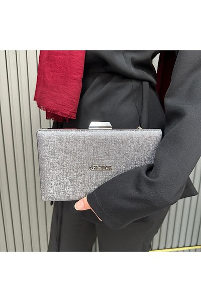 Armine Ara1003 Model Bag Platinum
