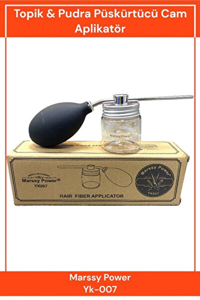 MP MARSSY POWER PROFESSİONAL Topik & Pudra Püskürtücü Cam Aplikatörü YK-007