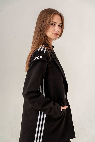 HAUSEkids طقم تصميم ملكي أسود للفتيات بعمر 9-15 سنة