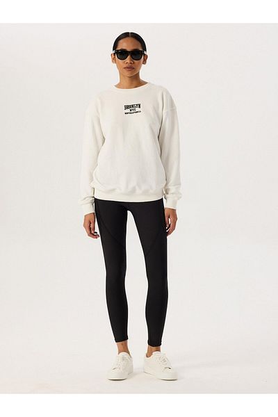 RİVUS Stitched High Waist Leggings - Black