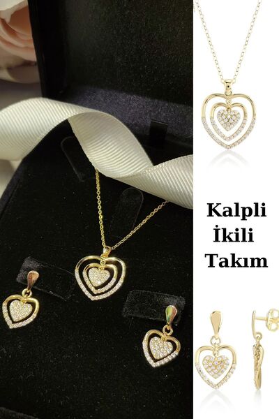 Hepimitu Kalpli Altın Set 14 Ayar