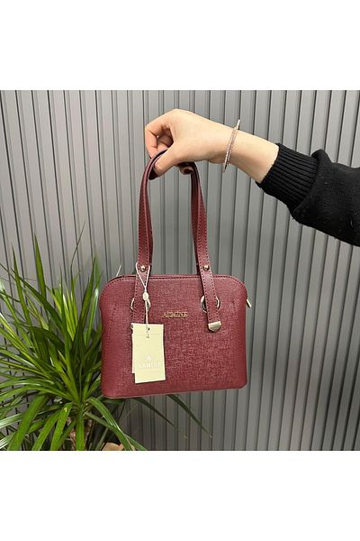 Armine Burgundy Bag Plain - Ar36408