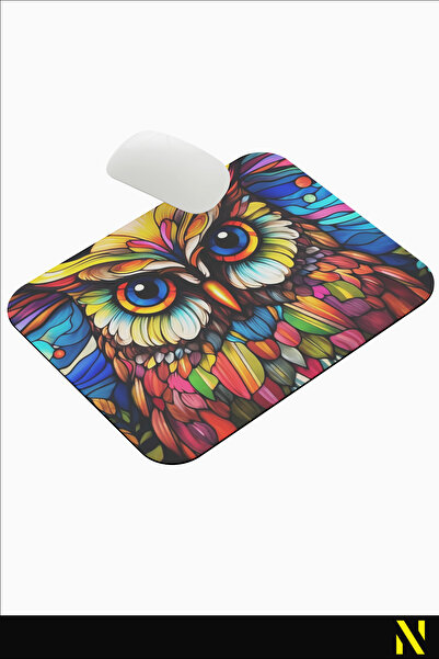 nilizma Εργονομικό μαξιλαράκι ποντικιού με σχέδιο κουκουβάγιας, αντιολισθητική βάση, μαξιλαράκι ποντικιού για χρήση στο σπίτι και στο γραφείο