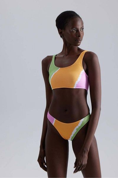 RİVUS Σετ μπικίνι μπατίκ Color Swimmer - Κίτρινο