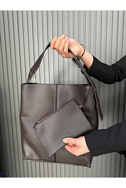 Armine Τσάντα Απλό Καφέ AR39103