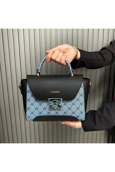 Armine Blue Dotted Bag - Ar37804