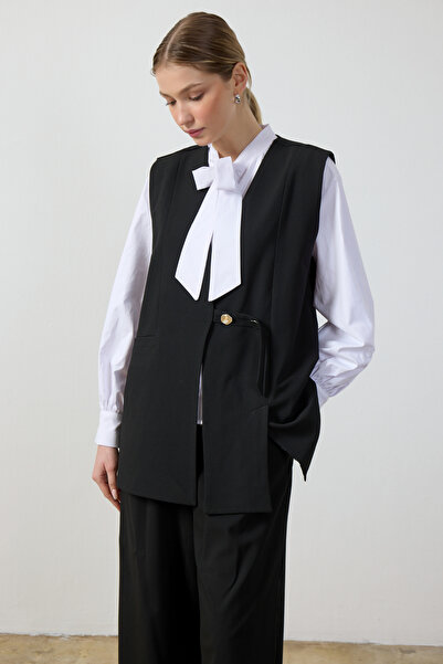 Birgül Bektaş Black Wide Leg Trousers