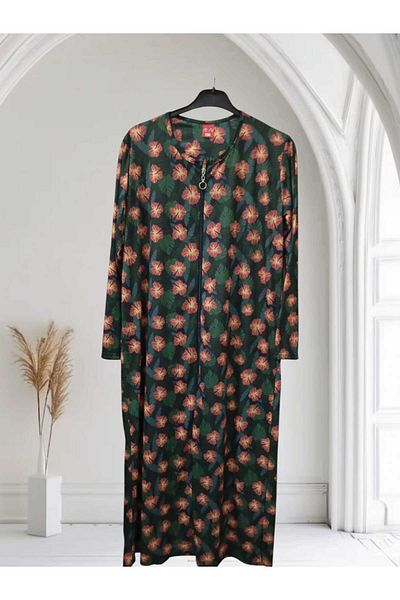 birsen içgiyim Combed Combed Dress with Zipper