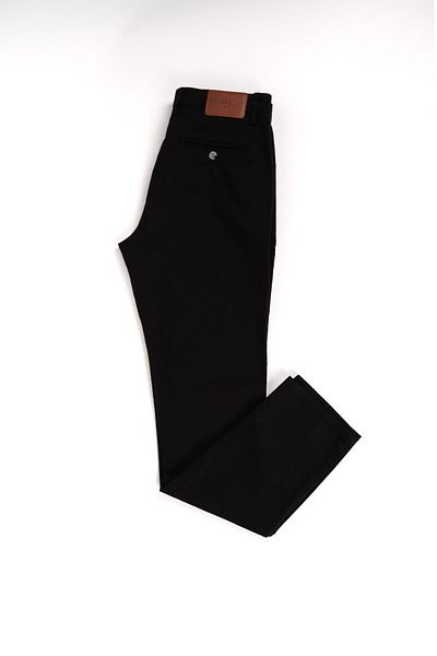 SÜVARİ Caesar Men's Canvas Pants - Slim Fit, Black, Pn 2020500644