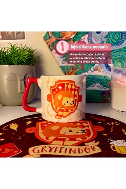 westartic Harry Potter Gryffindor Kupa Fincan Bardak