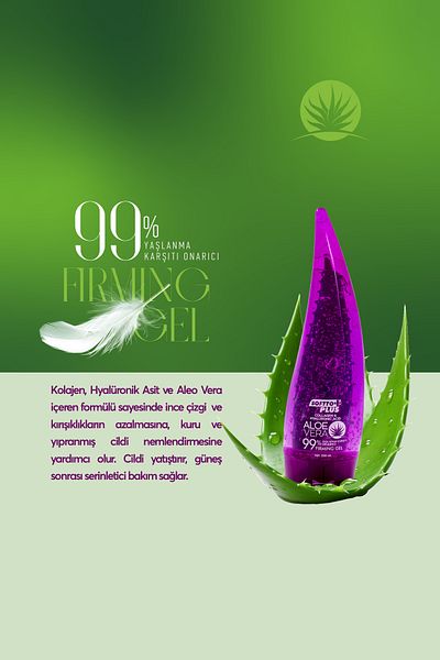 Softto Plus Anti-Aging Aloe Vera Gel 250 ml