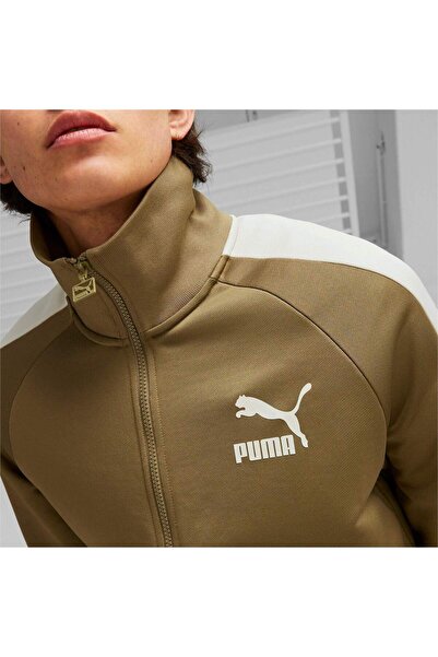 Puma Ανδρικό μπουφάν Puma T7 Iconic - Καφέ
