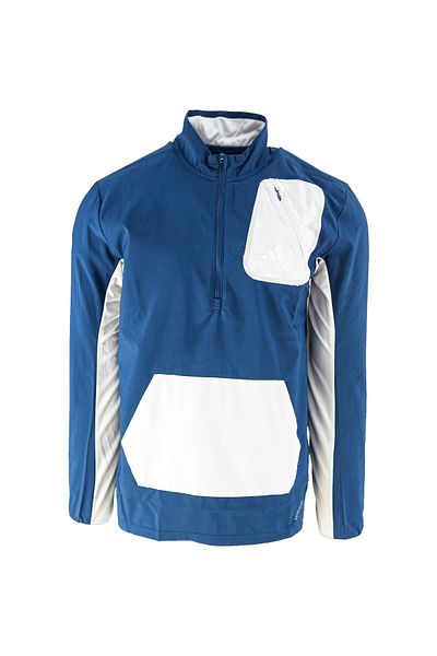 adidas Jachetă adidas Primeblue Half-Zip alergare, albastru, bărbați