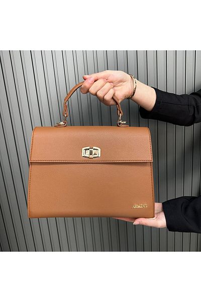 Armine Plain Tan Bag - Ar39304 Model