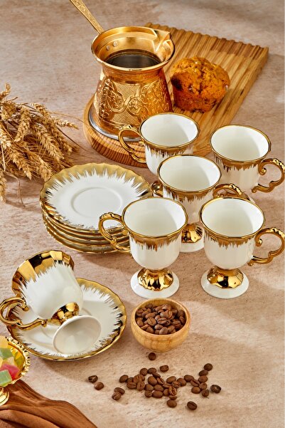 Cooker Luxury 6 Piece Porcelain Cup Set