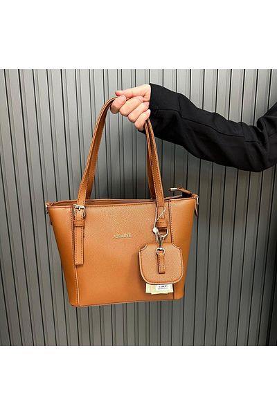 Armine Tan Plain Bag - Ar34906