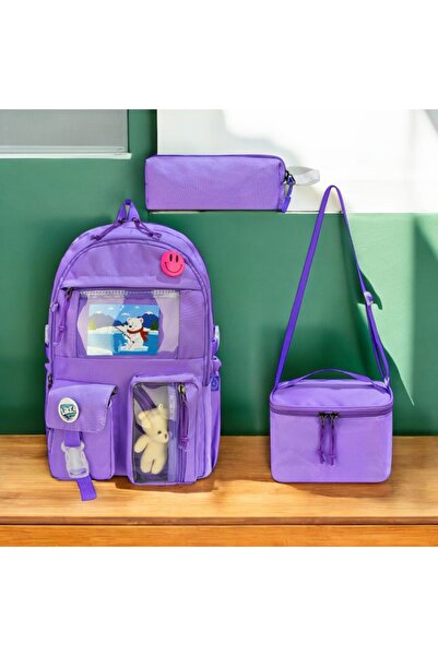 JOJO KIDS rucsac pentru școala primară pentru copii, geantă cu buzunare abund...