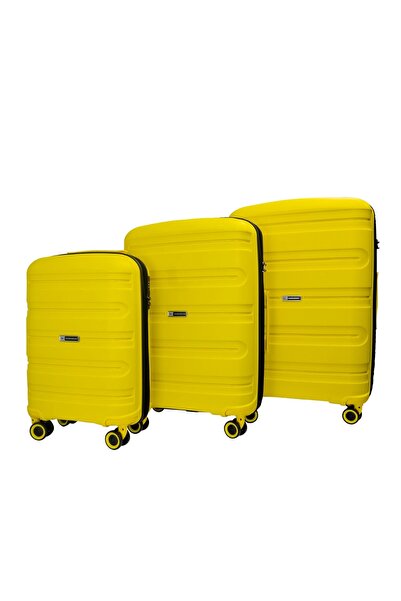 Vegmann Polipropilen (PP) Atlas  3lü Valiz Seti