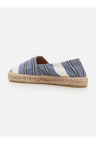 Su Espadril Alani Mavi Kadın Düz Espadril