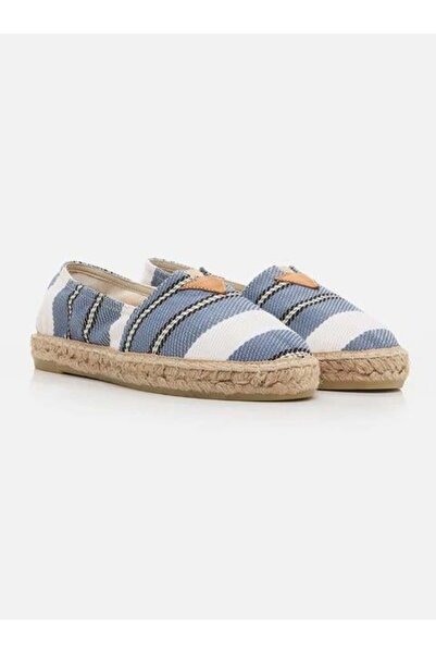 Su Espadril Alani Mavi Kadın Düz Espadril