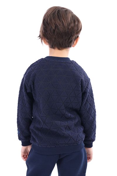 Toontoy Unisex Kids Sweatshirt with Embroidery Detail