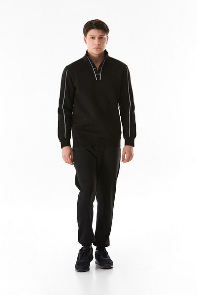 Fulla Moda Φούτερ Jogger με 3 κλωστές τσέπες ελαστική μέση