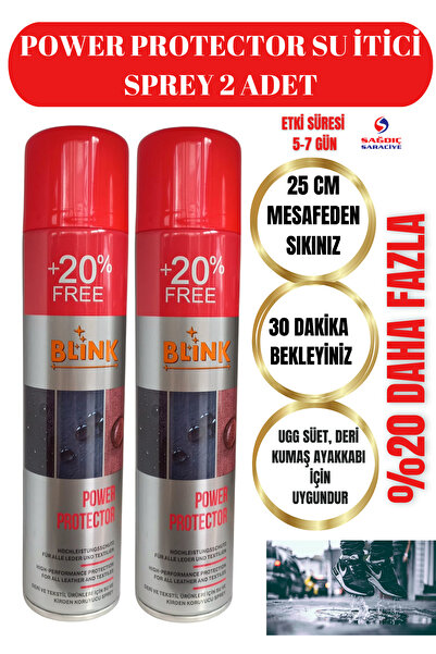 Blink Power Protector Su Itici Su Geçirmezlik Spreyi 2 Adet Toplam 600 ml