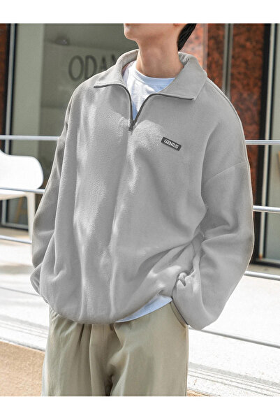 GENIUS STORE Hanorac oversize Polar pentru bărbați Hanorac Polar