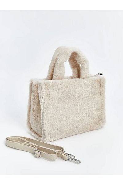 LC Waikiki Lcw Accessories Ecru Women's Shoulder Bag with Detachable Strap