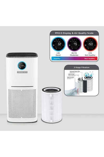 Black&Decker HEPA Filter Air Purifier