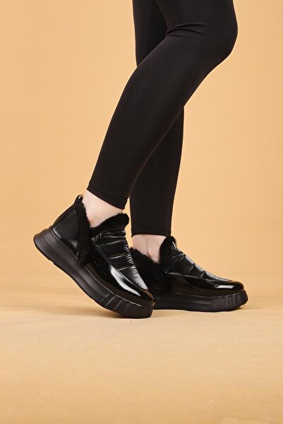 layki Runisa Women's Winter Casual Walking Shoes with Feather Inside