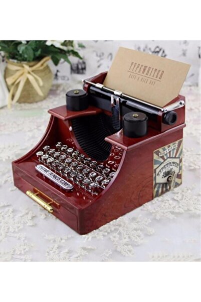 Genel Markalar Nostaljik Tasarım Daktilo Hareketli Müzik Kutusu