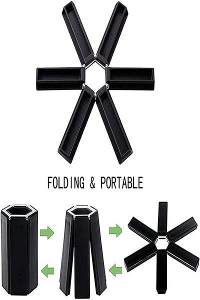 Tor Store Portable Foldable Trivet - Heat Resistant Pot, Pan, Teapot (19 cm)
