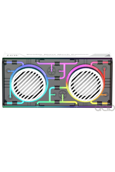 TEKNOHANE Bluetooth Büyük Boy Hoparlör Ses Bombası Yüksek Ses Gücü Led Işık 18 WATT