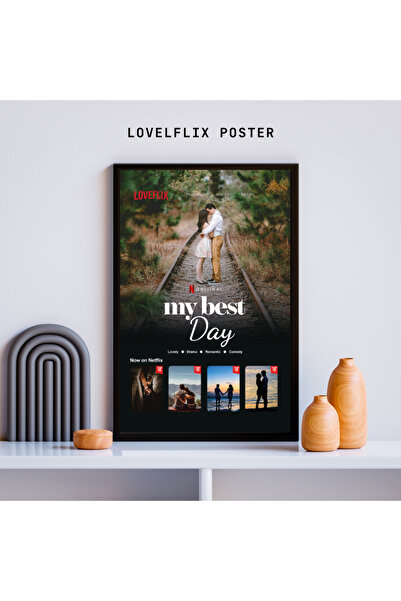 POSTER Aşkınızı Çerçeveleyin: Loveflix Temalı Kişiselleştirilmiş Posterler!