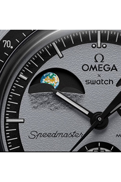 Swatch x Omega Bioceramic Moonswatch MISSION TO EARTHPHASE SO33M700