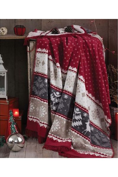 Romans Ted New Year's Themed Double Sided Single Blanket 150X200 cm