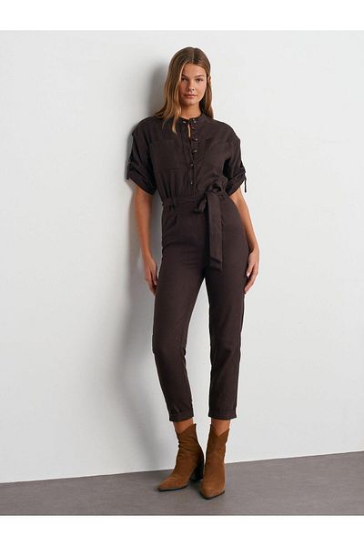 Dilvin 71553 Dilvin Safari Jumpsuit